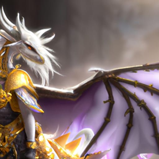 Dragon Waifu Cleric in Anime Key Visual Style