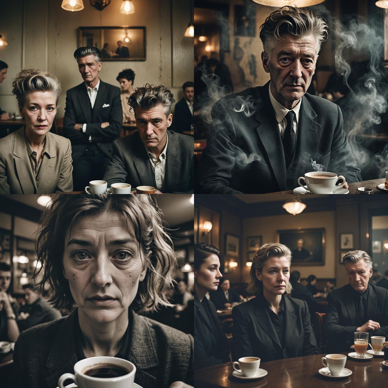 Cafe Royal Portrait in Style of Lee Jeffries