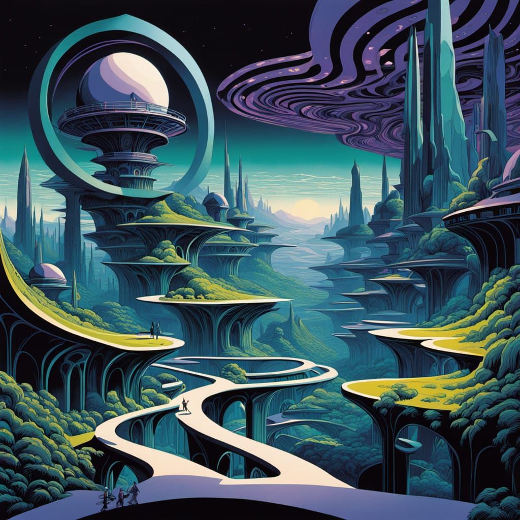 Ethereal Dreamscapes of Alien Worlds