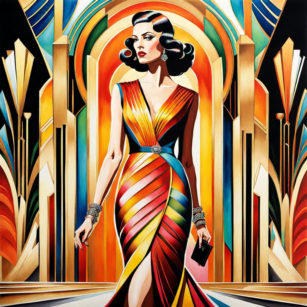 Art deco style Fashion