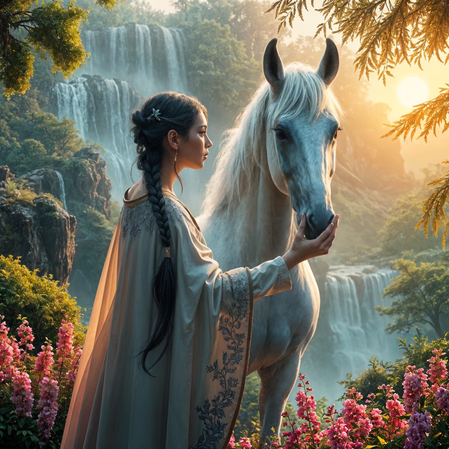 Fantastical Unicorn Trainer Concept Art