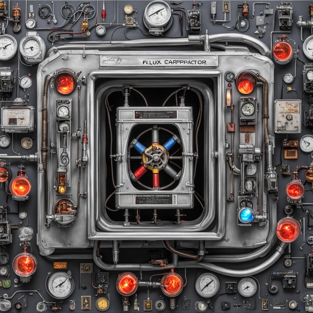 AI Rendering of a Flux Capacitor