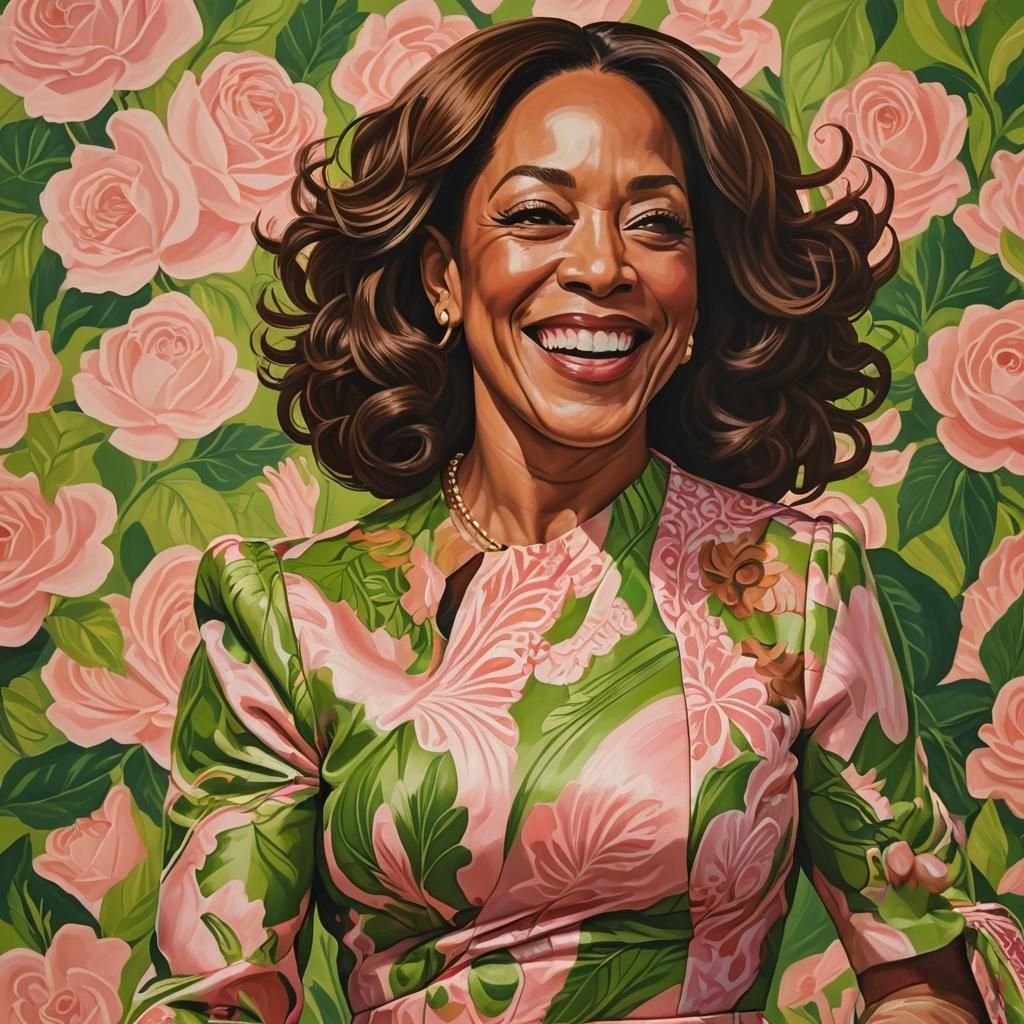 Kamala Harris, kehinde wiley style #5