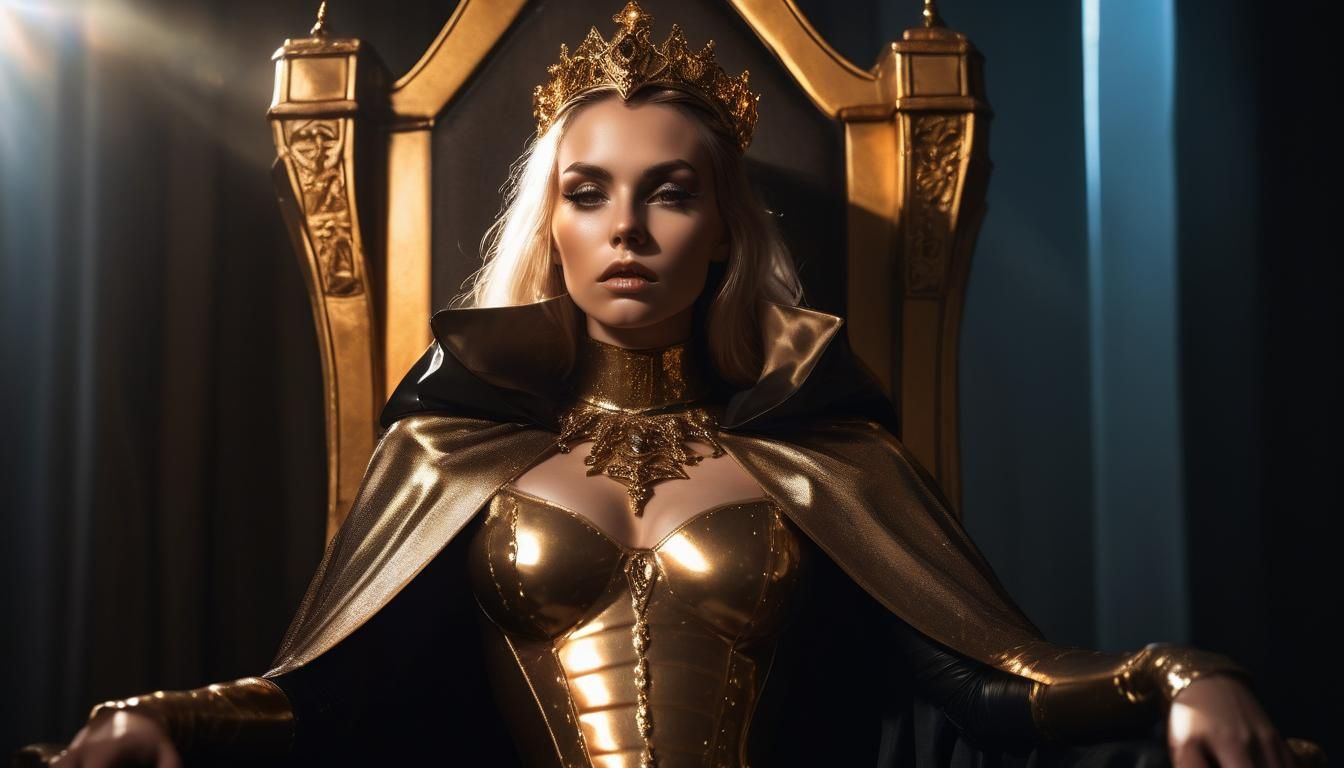 A breathtaking, hyperrealistic image of Divine Goddess Mistr...