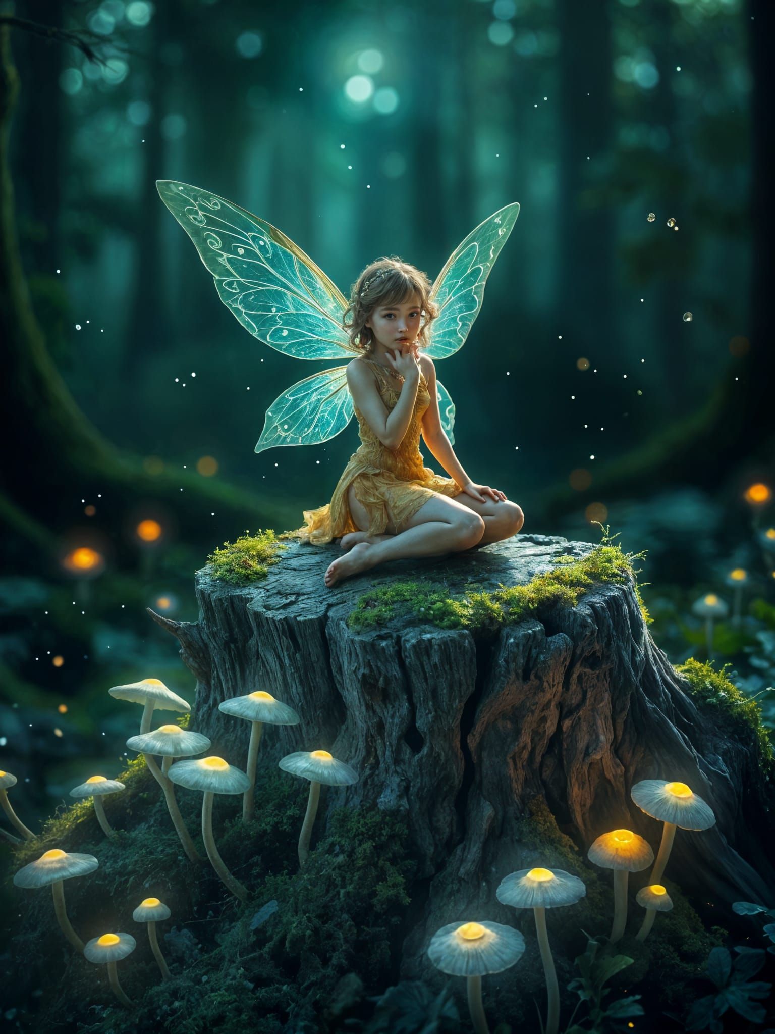 Enchanted Fairy in Dreamlike Forest