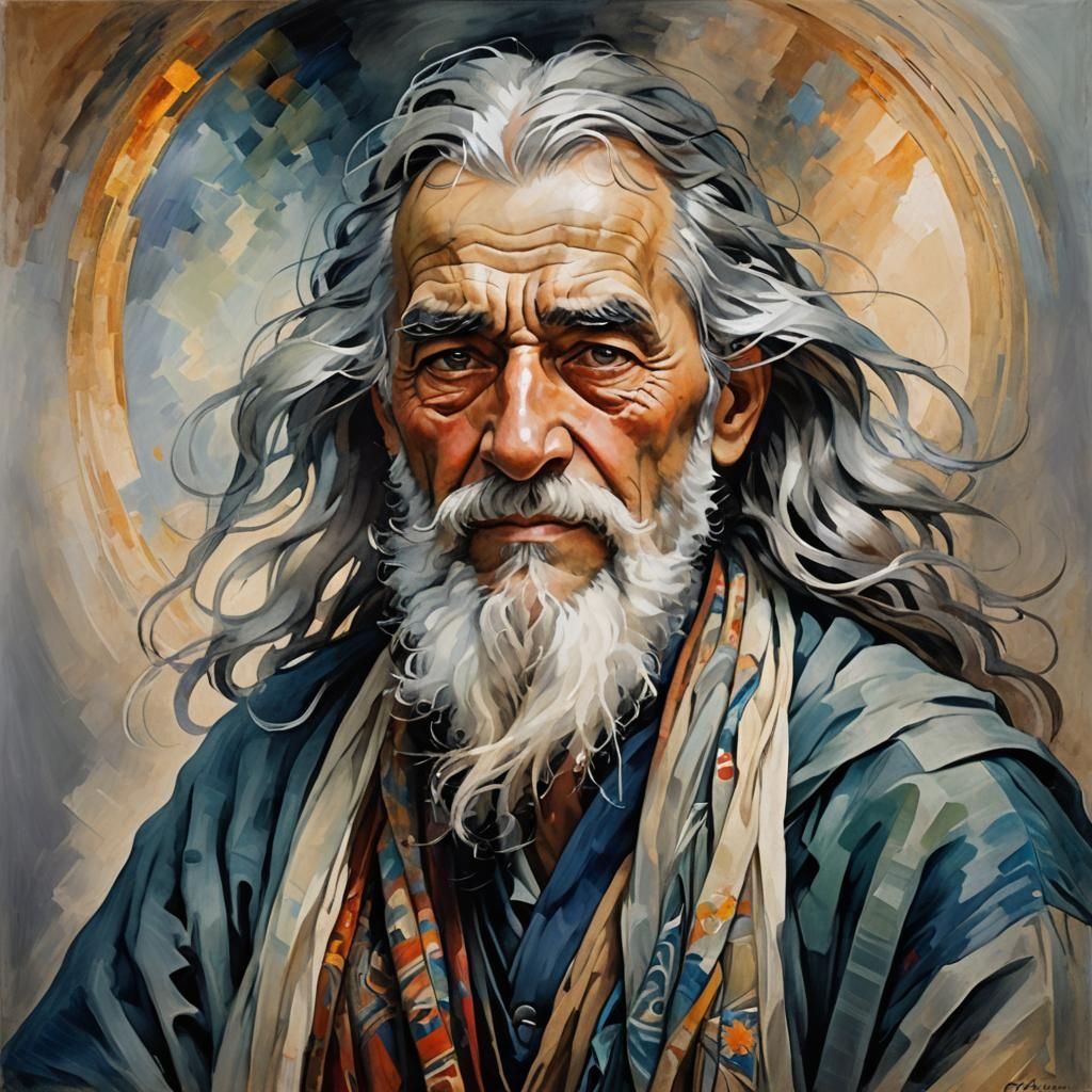 Portrait of an old  man