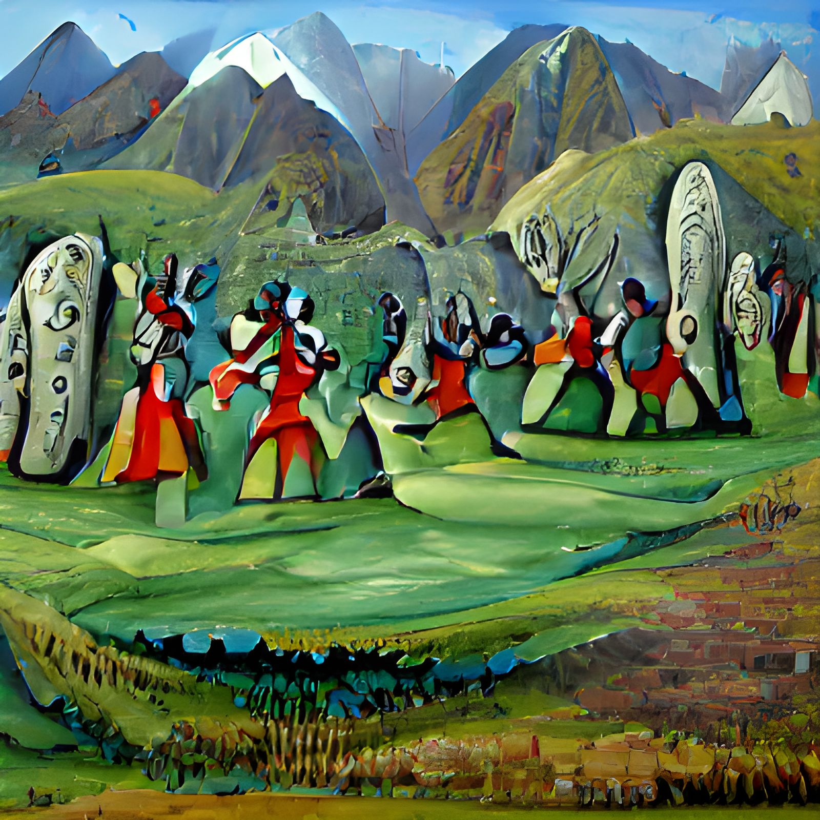 Fantasy Elf Portrait in Roundel Frame