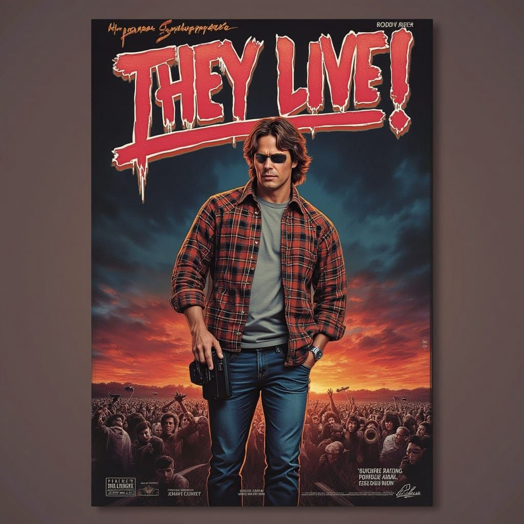 They Live! 1980s Movie Poster Art