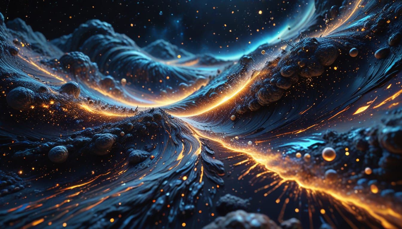 Glowing Neural Networks: Hyperdetailed 8K Energy Débâcle