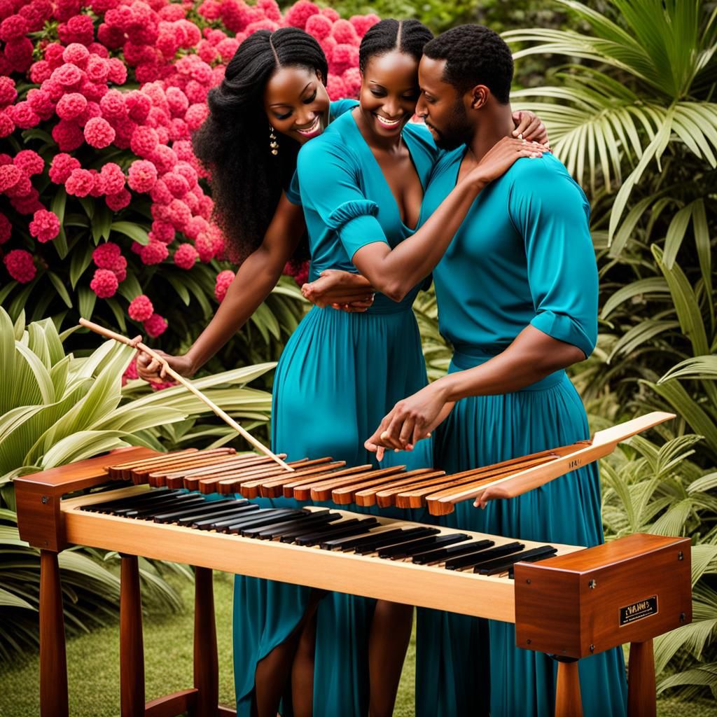 Vintage Marimba Rhythm Dance by the Shore