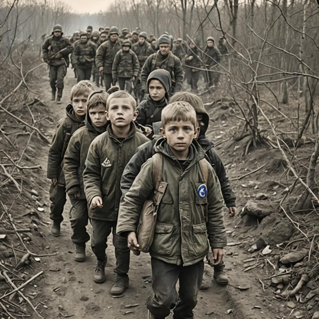 Patriotic Socialist Realism Propaganda Poster