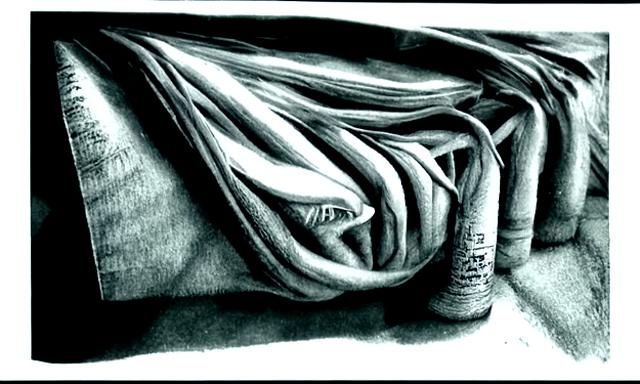 Hyperdetailed Charcoal Drawing