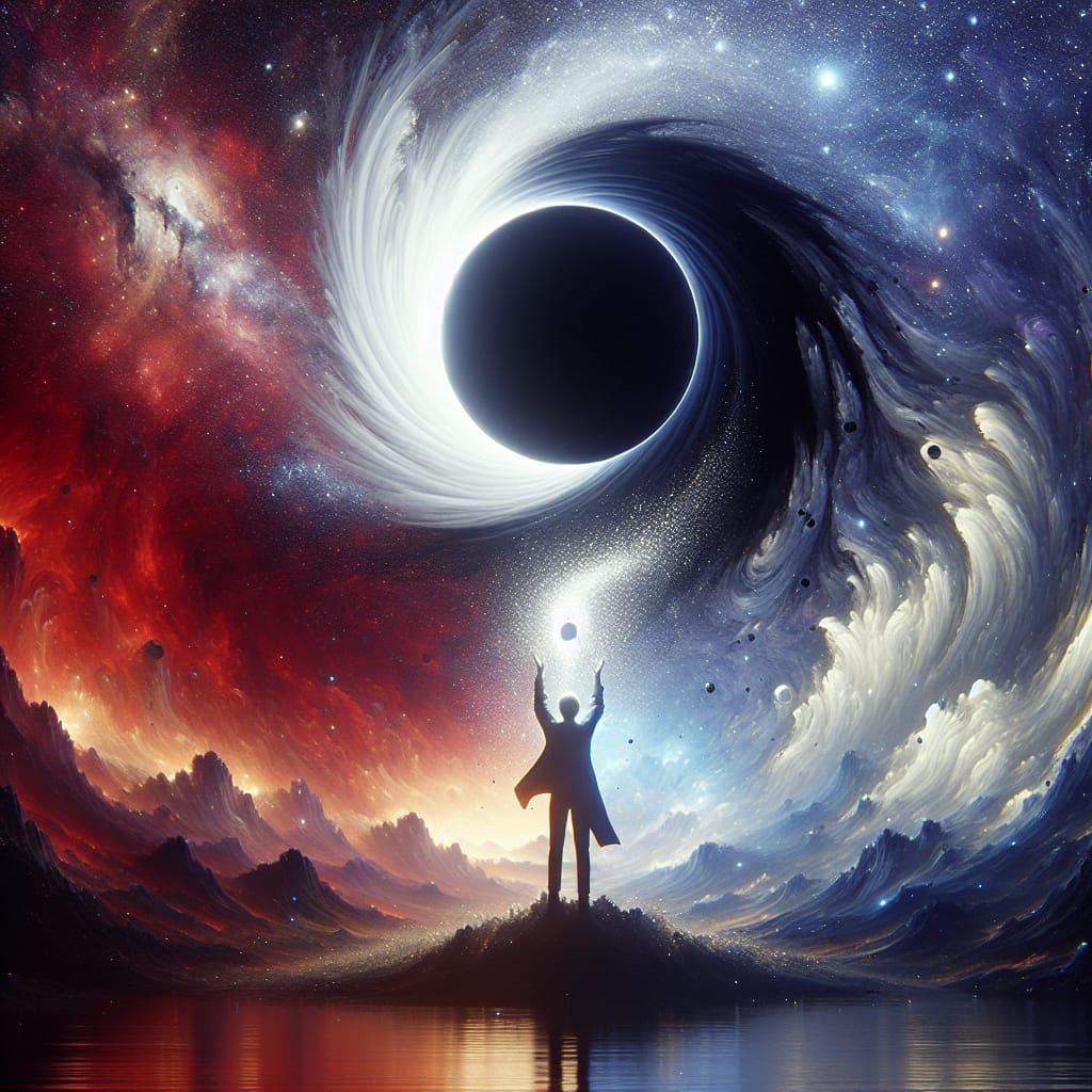 Cosmic Creator: Birthing a Planet from Holes