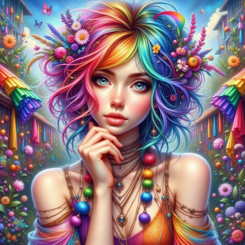 LGBTQA Pride Celebration in Pixie Style