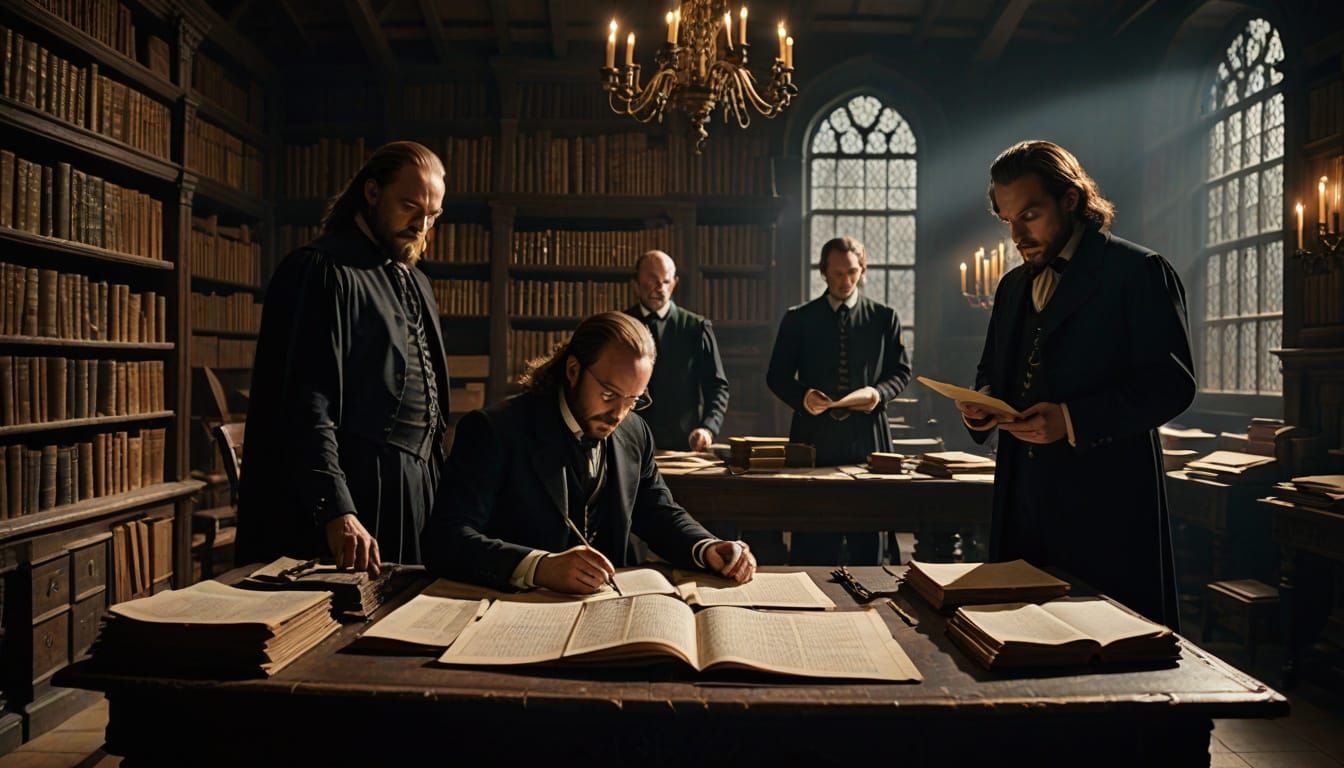 MIB Agents Discover Hidden Codes in 16th-Century Study