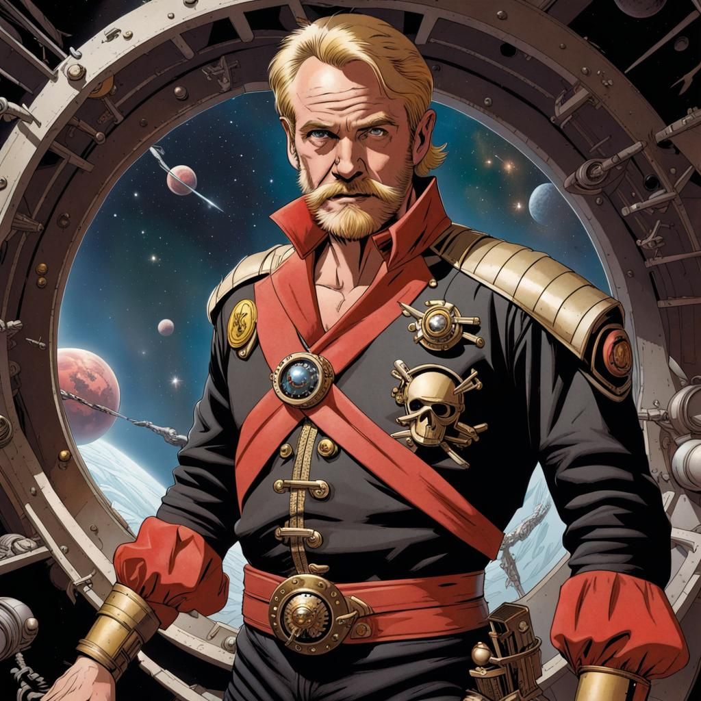 Flash Gordon Reimagined as Space Pirate