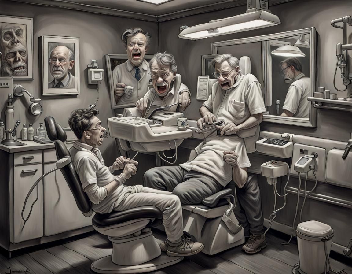nightmare scene at the dentist
