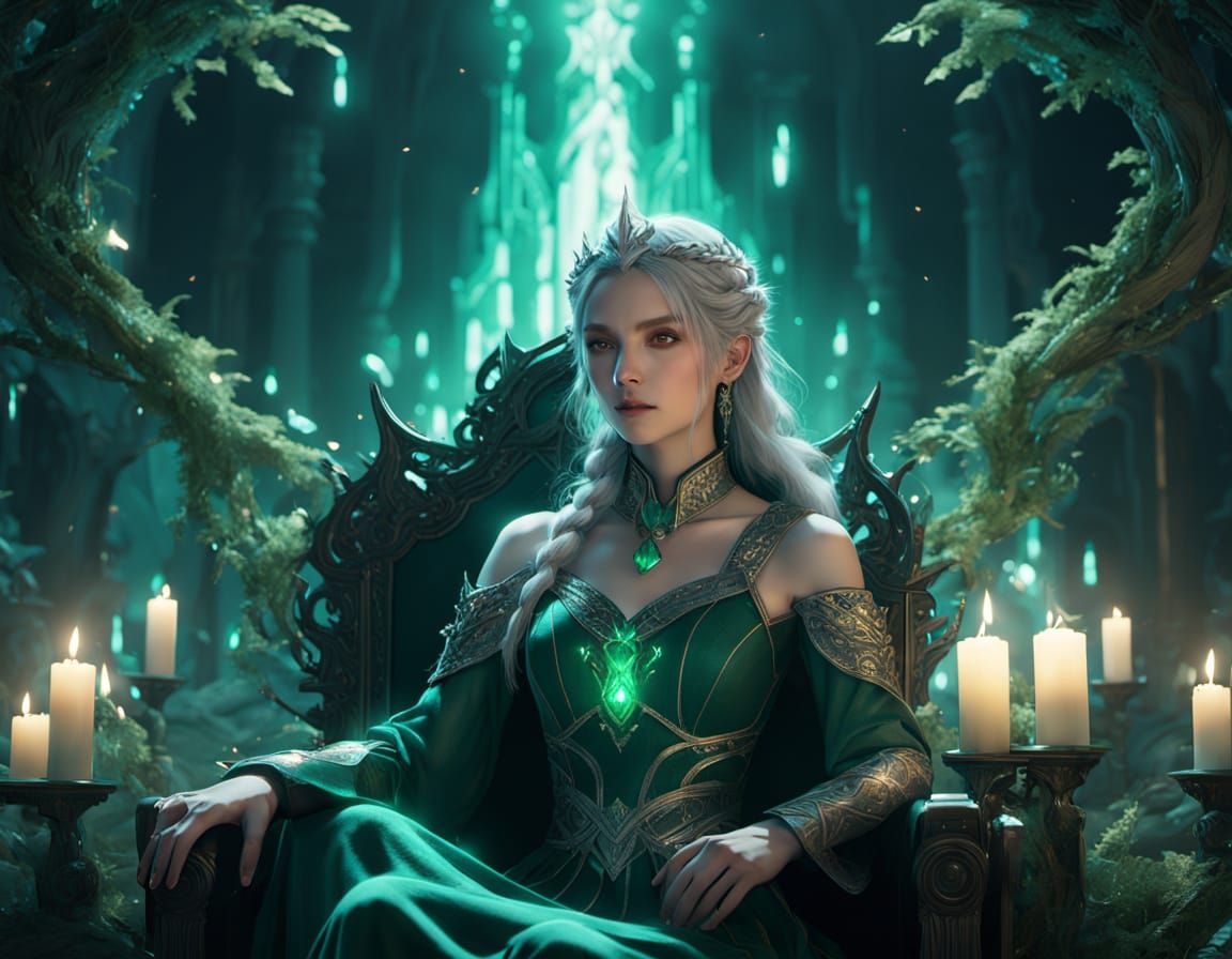 Valkyrie Queen in Dark Fantasy Realism