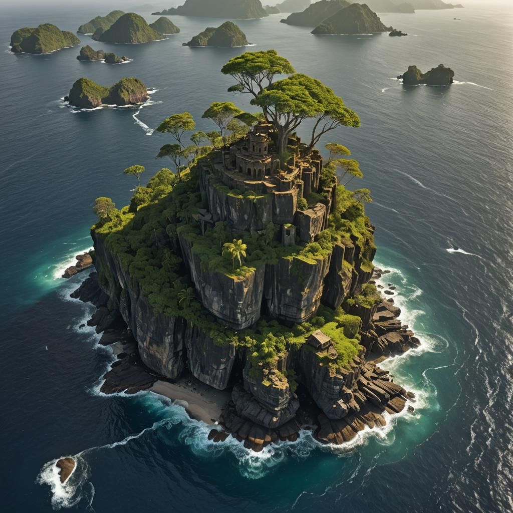 Cursed Jewel Island in the Indian Ocean