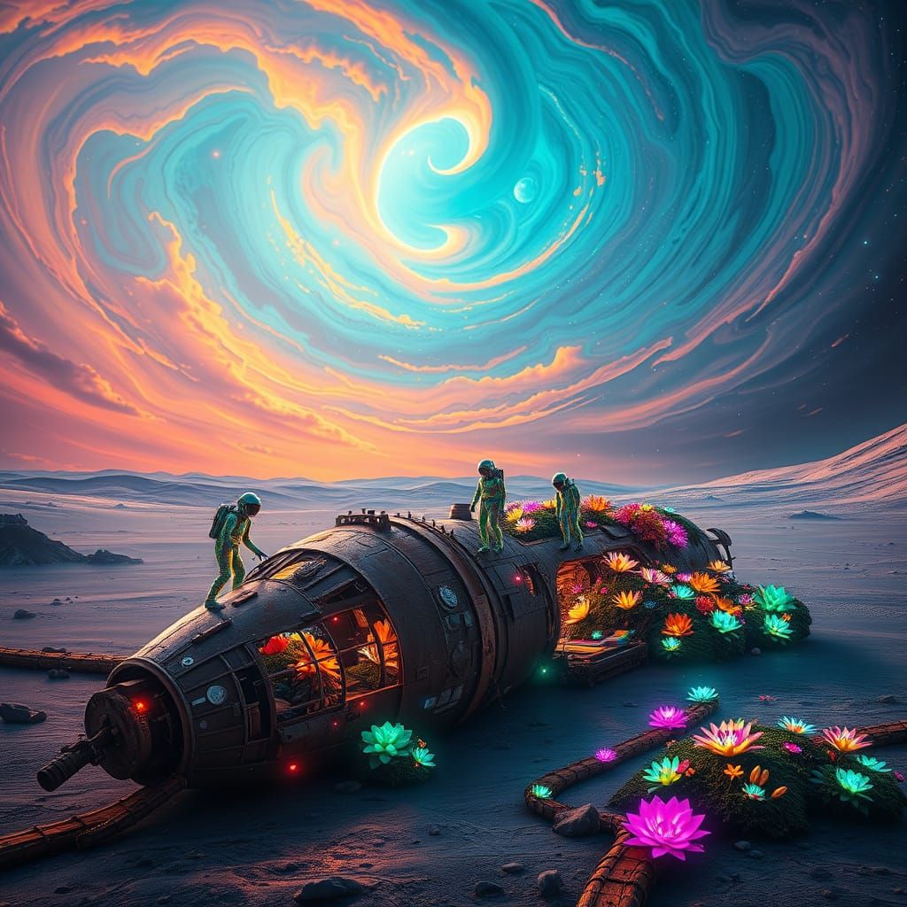 Too big  to move ... make it a work of art!