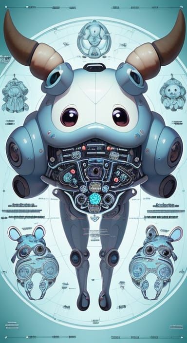 Realistic Cartoon Portrait of a Majestic Lady in Post-Apocal...