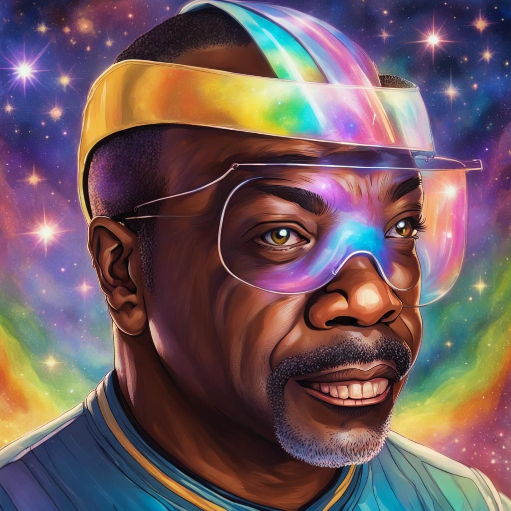 Lavar Burton in Reading Rainbow Astral Illustration