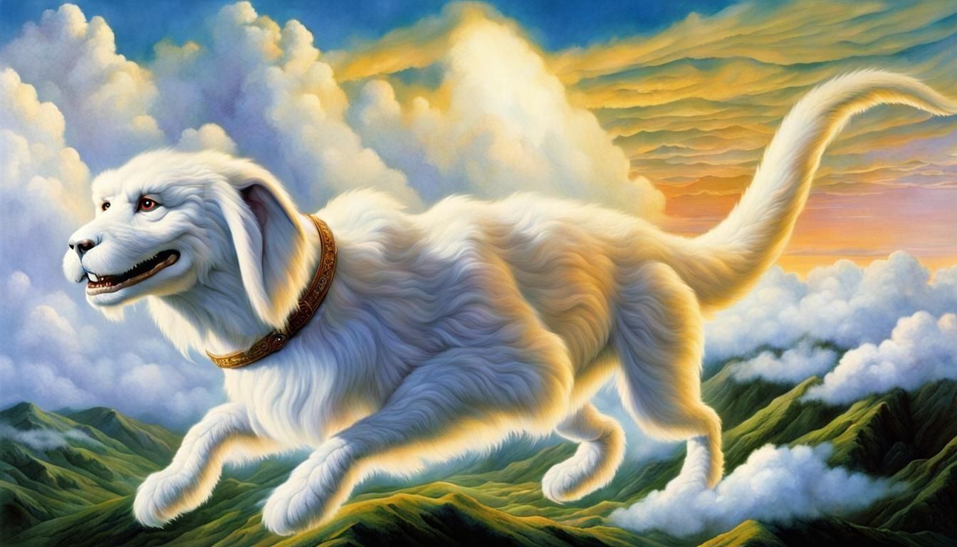 Falkor the Luck Dragon Illustration