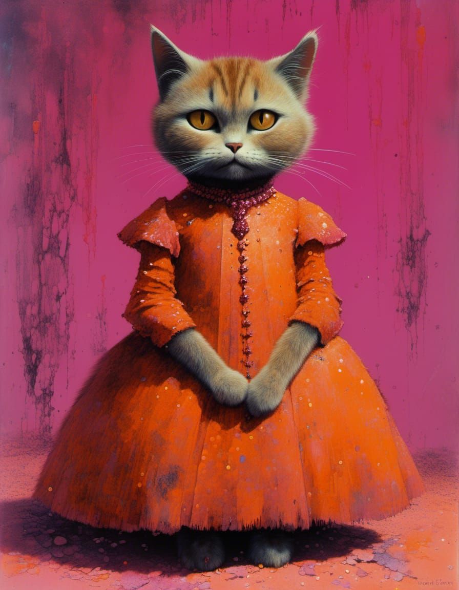 Miss Miou at the debutantes' ball