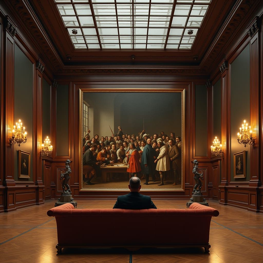 Rembrandt's Night Watch Comes Alive in Art Museum