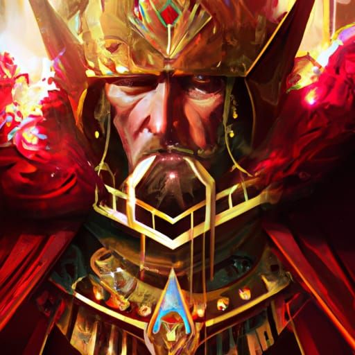 Crowned Pigman Portrait in Hyperdetailed Digital Art