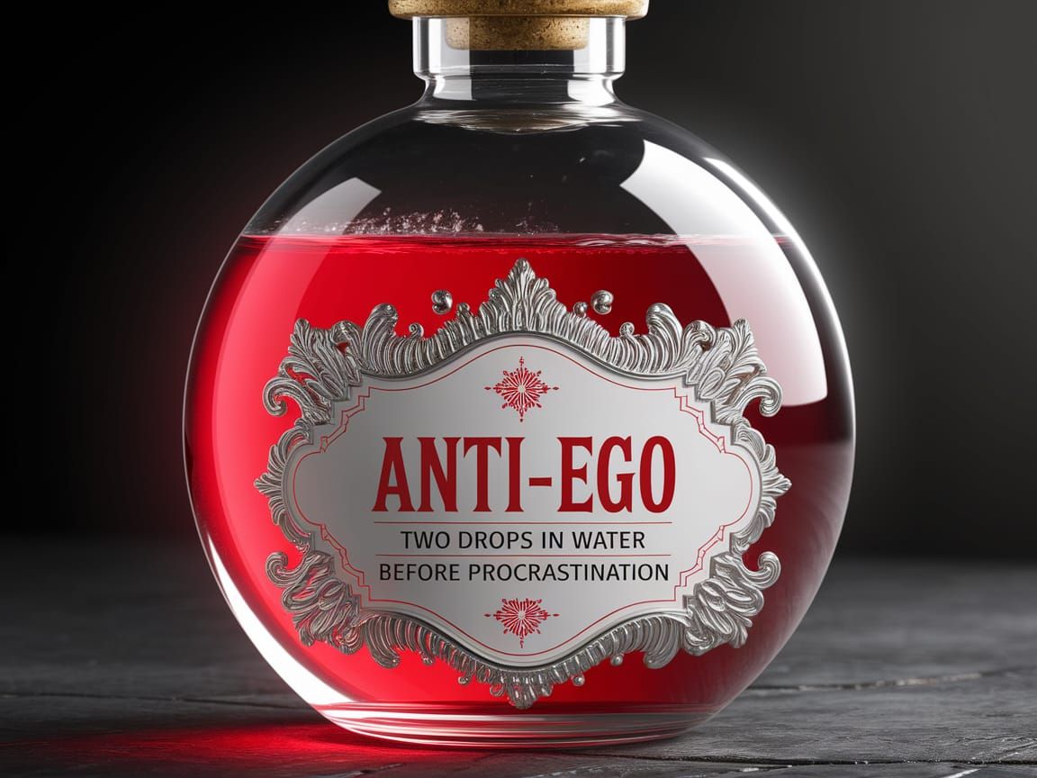 Ornate Anti-Ego Potion Bottle