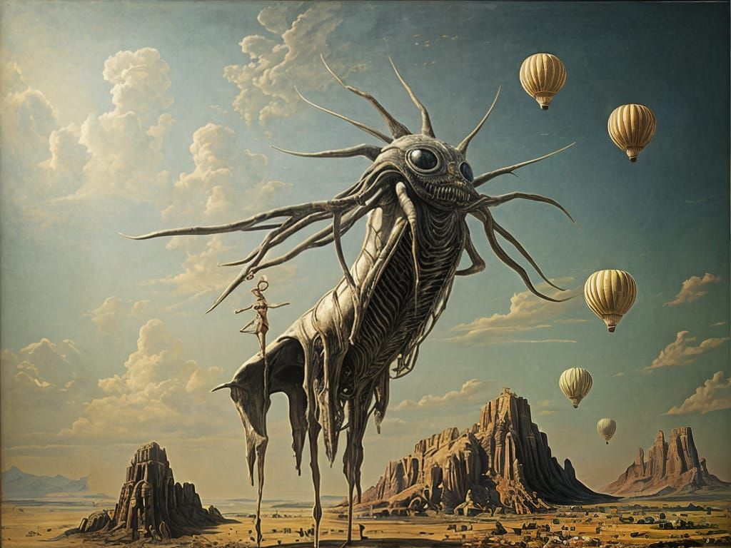 flight of dark surreal fancy