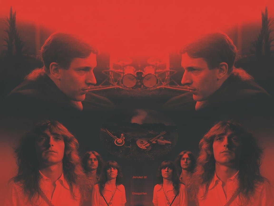 Psychedelic Rock Band Live at Woodstock