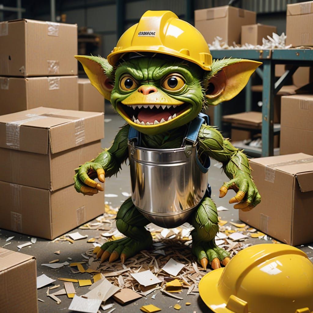 Gremlin Mayhem in Packaging Factory