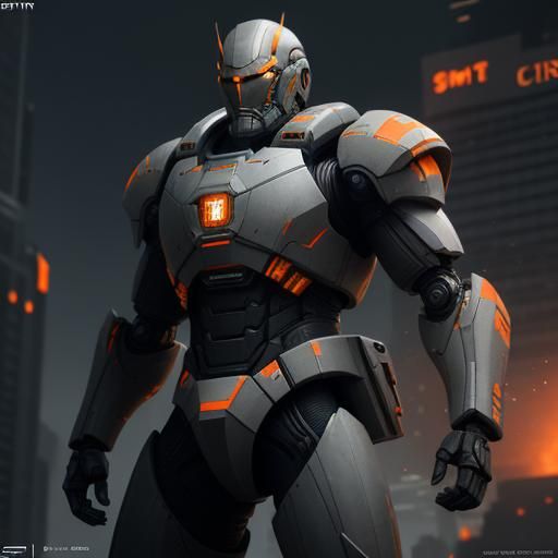 Futuristic Spartan Recruit in Sci-Fi Style