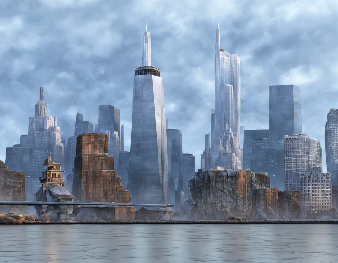 Abstract Architecture in Expressive Hand-Drawn Style