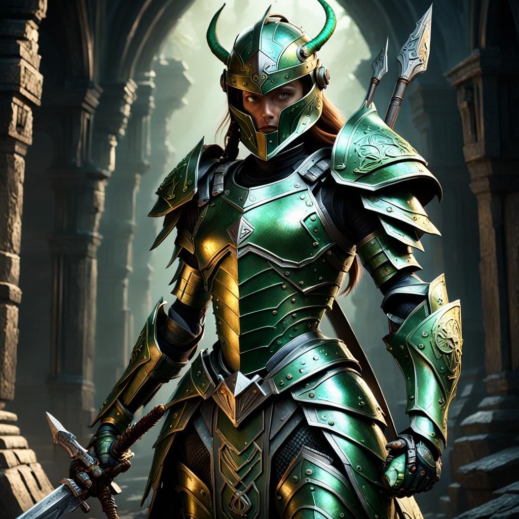 Armored Mantis Warrior Concept Art