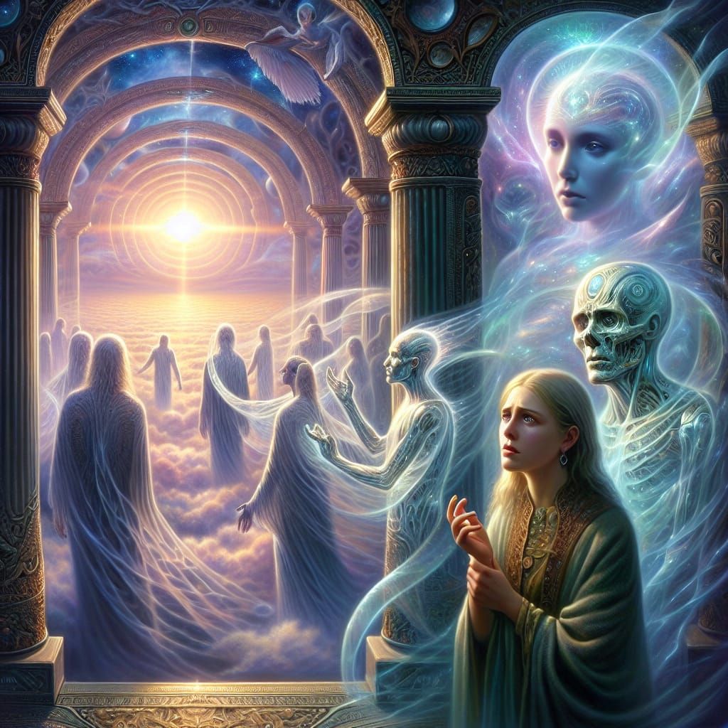 Interdimensional Longing: A Woman's Unseen Connection