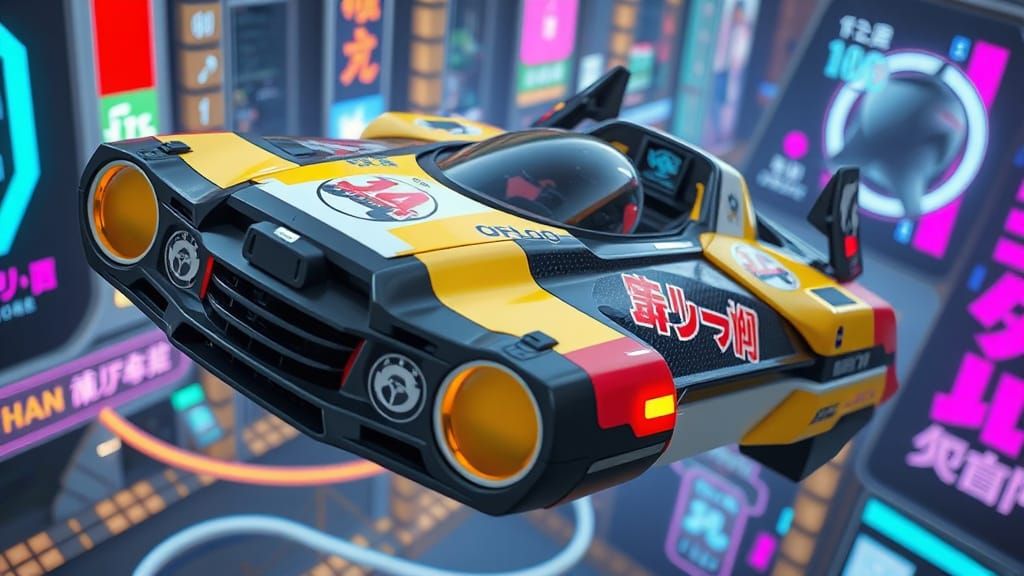 cyber tech sport hover-speeder