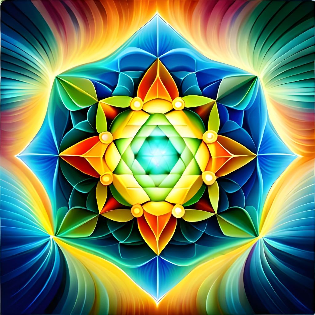 Sacred Geometry Symbol Digital Art