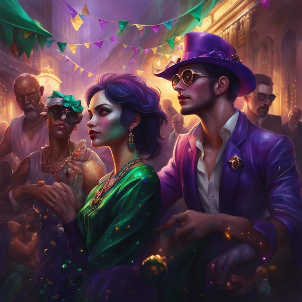 Manic Pixie Dream Girls Celebrate Mardi Gras