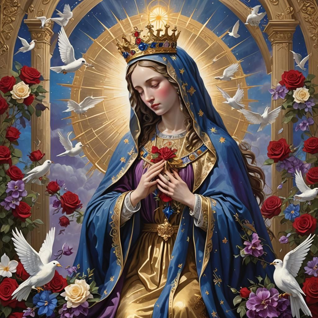 Our Lady of Sorrows at Heaven's Golden Gates