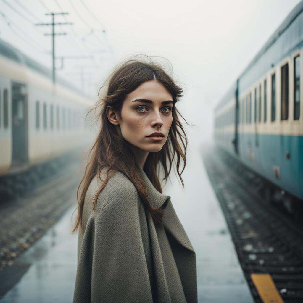 Misty Reflections: Standing Still in Transit