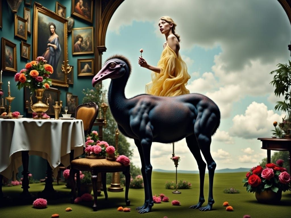 Surreal Alien Restaurant Celebration Photography