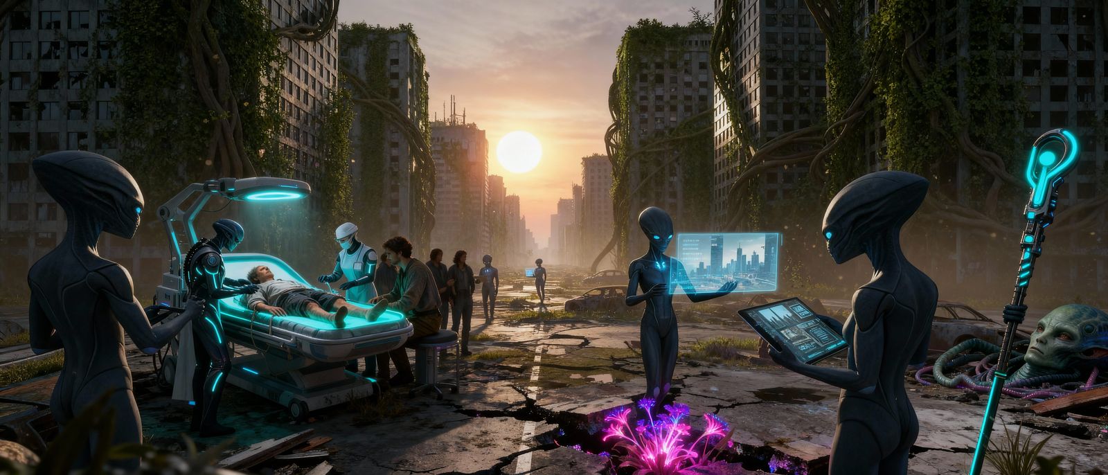 AI Imagines Saving Mankind