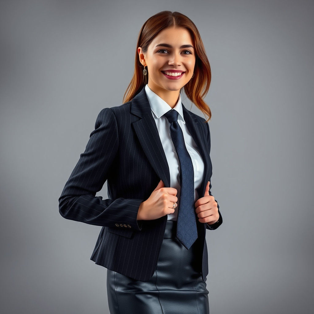 Elegant Portrait of Confident Woman for LinkedIn Profile