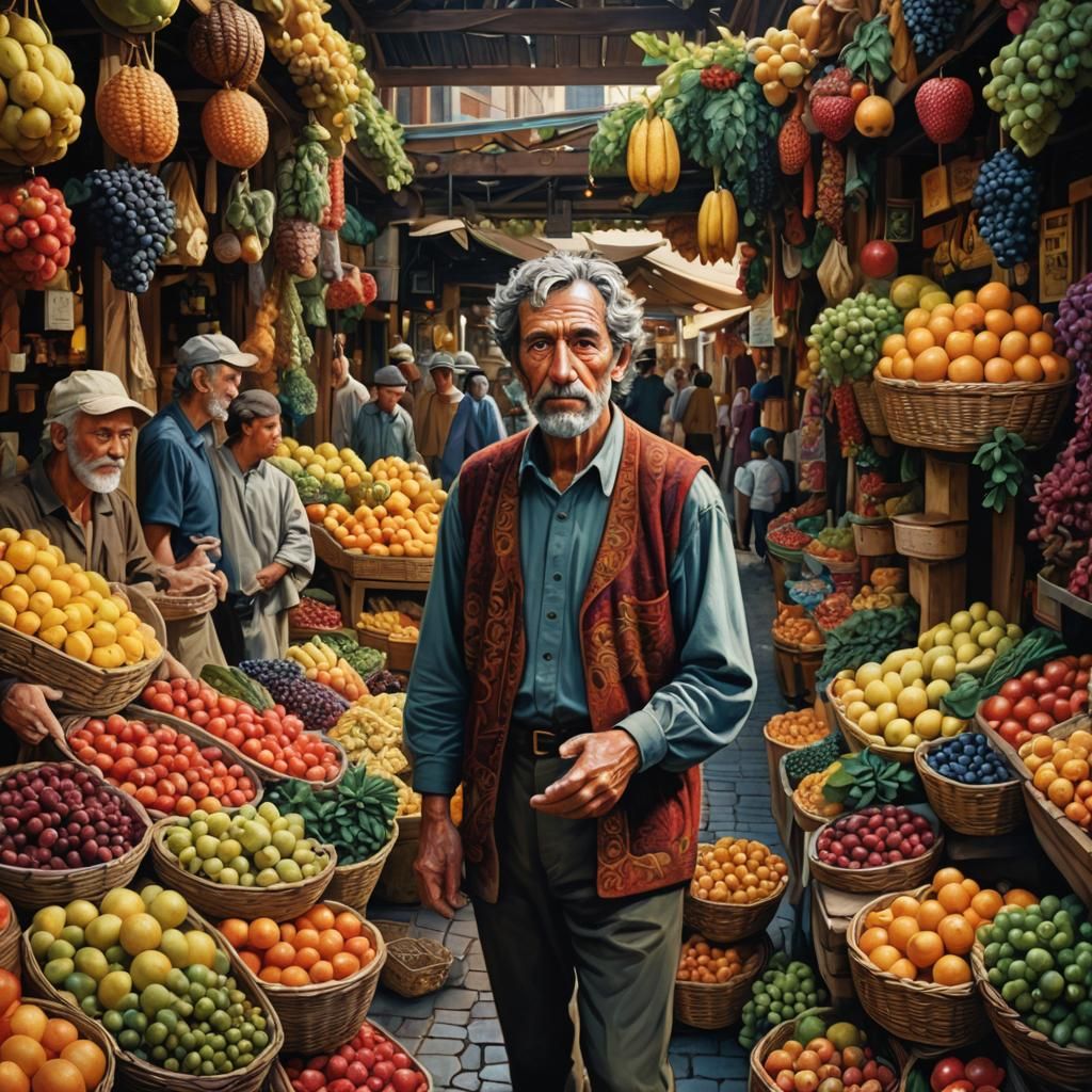 Find Wally in a Crowded Market Scene