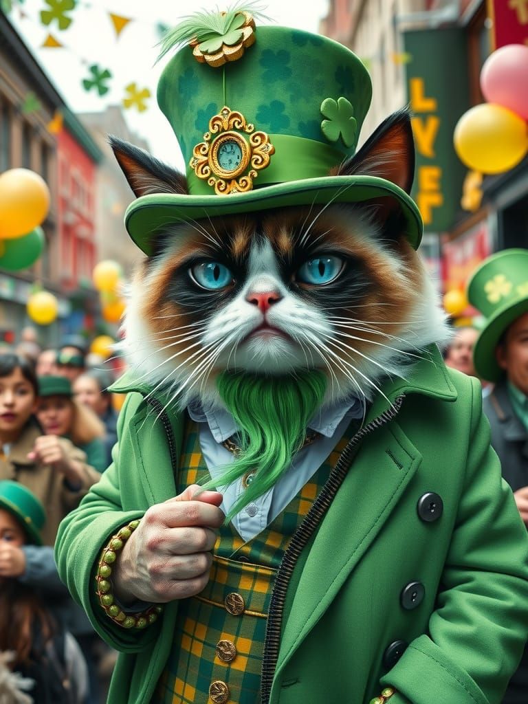 Grumpy at St. Patrick's Parade