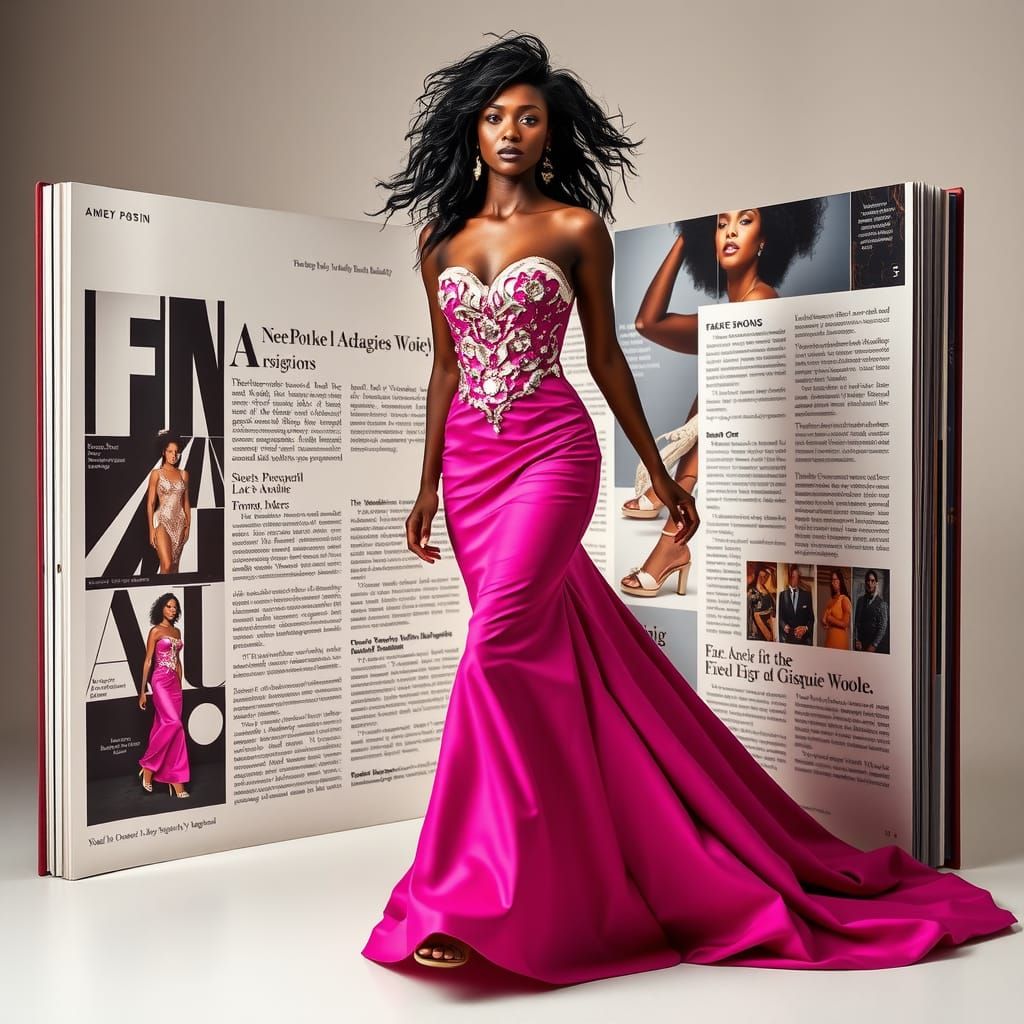 Fashion Model Emerges in Basquiat-Penn-Sherald Style