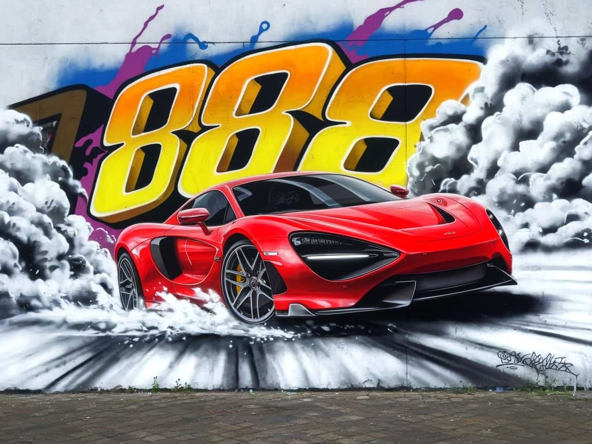 Street art 888